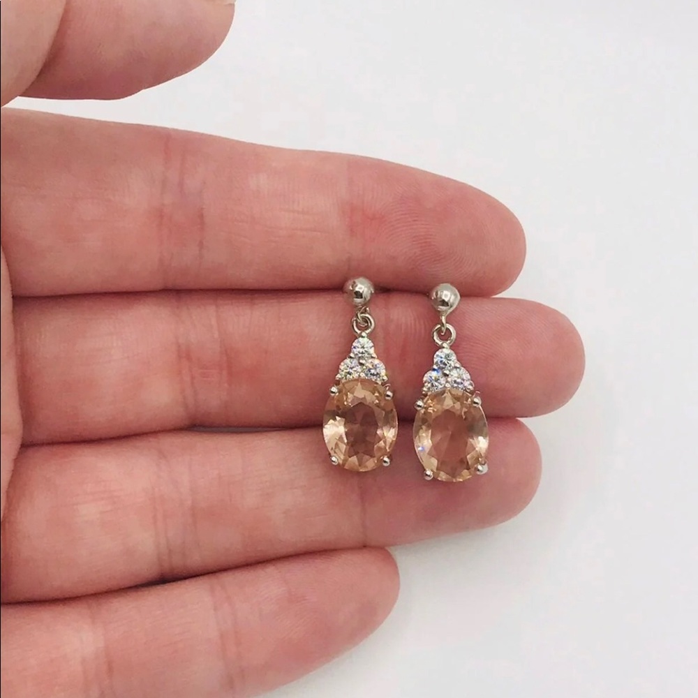 Morganite Earrings